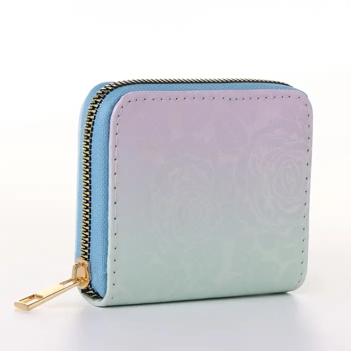 Кошелёк женский &laquo;Градиент&raquo;, на молнии 11&times;2.5&times;9 см, разноцветный