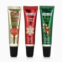 Бальзам - масло для губ Happy New Year, набор 3 шт.&times;10 г, URAL LAB