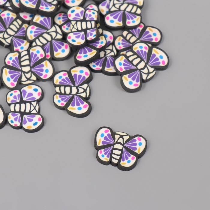 Декор для творчества PVC Декор для творчества PVC "Сиреневые бабочки" набор 20 гр 0,3х1,7х1,9 см