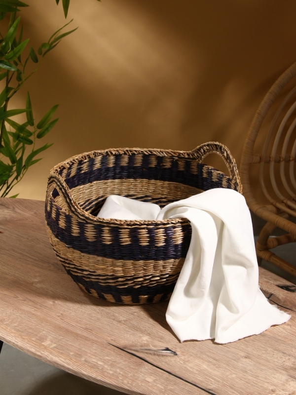 Корзина плетеная 40х40х22 см, сиграсс