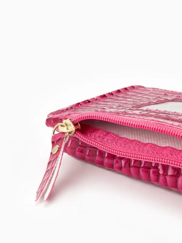 Сумка на магните, с длинным ремнём, 10&times;2.5&times;20 см, малиновая