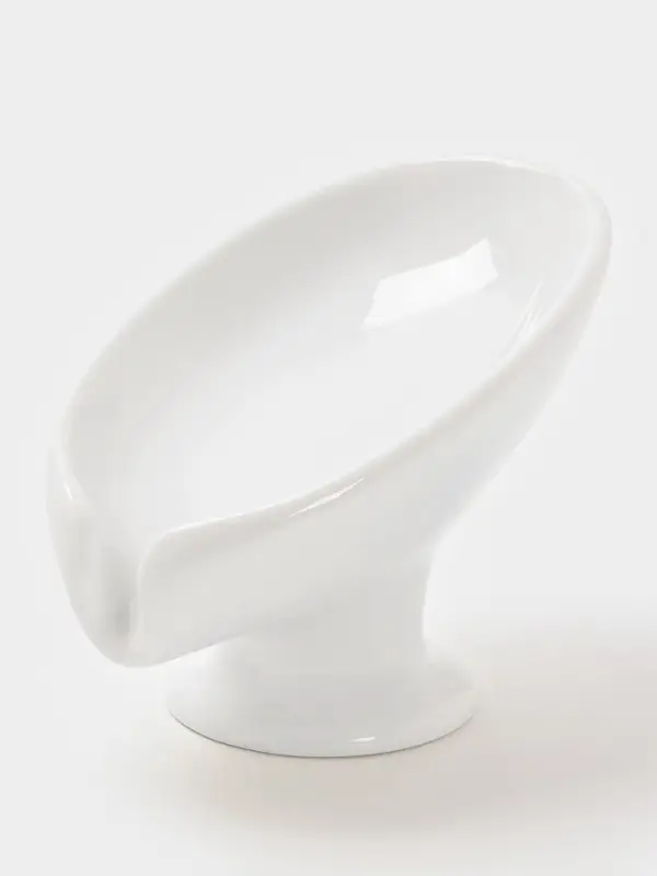 Мыльница Essence, керамика, белая