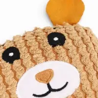 Мягкая игрушка для собак &laquo;Медведь&raquo;, 20 см, с пищалкой, коричневая