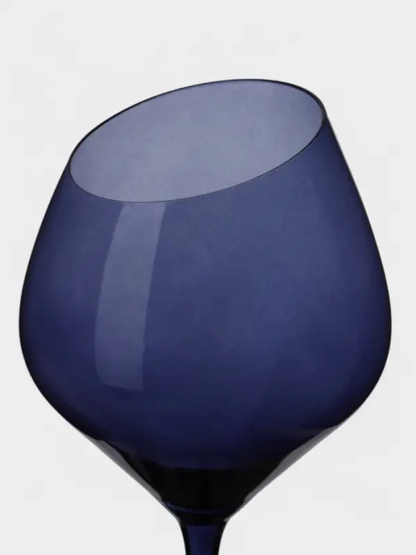 Бокал для вина Magistro &laquo;Иллюзия&raquo;, 540 мл, 10&times;24 см, стекло, синий
