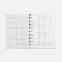 Блокнот Salvador в клетку, черный ver.2 Блокнот Salvador в клетку, черный ver.2