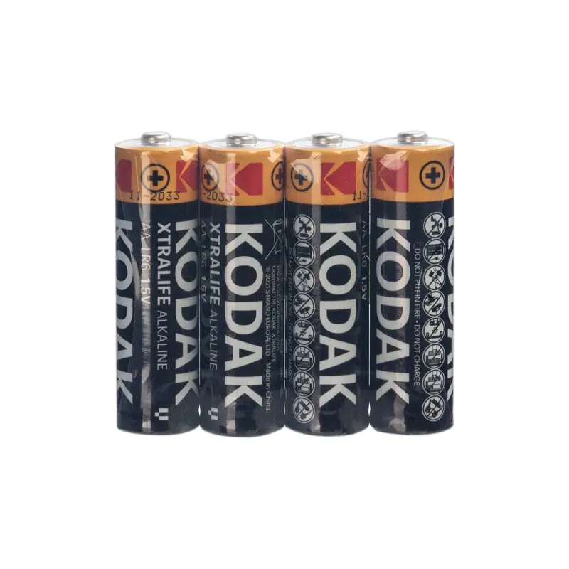 Батарейка Kodak XTRALIFE LR06 AA shrink 4 Alkaline 1.5V (4/60/1200/38400) Батарейка Kodak XTRALIFE LR06 AA shrink 4 Alkaline 1.5V (4/60/1200/38400)