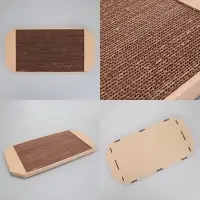 Когтеточка-лежанка для кошек &laquo;Пижон&raquo; КРАФТ, 57&times;28.5&times;2.5 см, гофрокартон