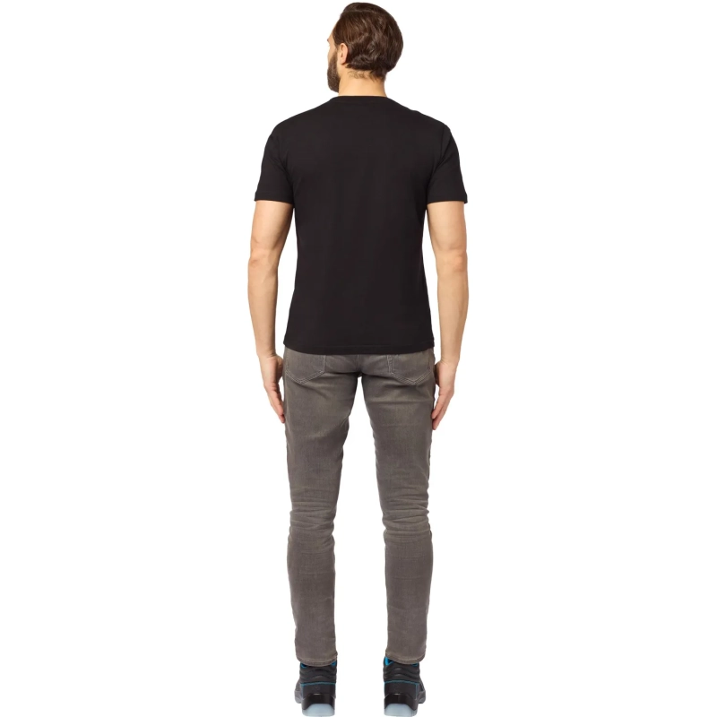 Футболка (160 г.) с кор.рукавом чрн.(L)