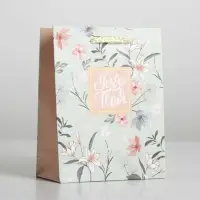 Пакет подарочный ламинированный, упаковка, Just for you, S 12&times;15&times;5.5 см