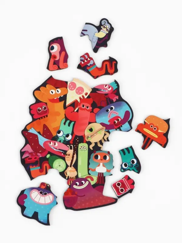 Ум и Хрум Деревянный пазл &laquo;Веселые друзья&raquo; 22 детали