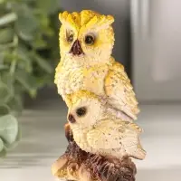 Сувенир Сова с совенком, микс 9,5х6х8 см
