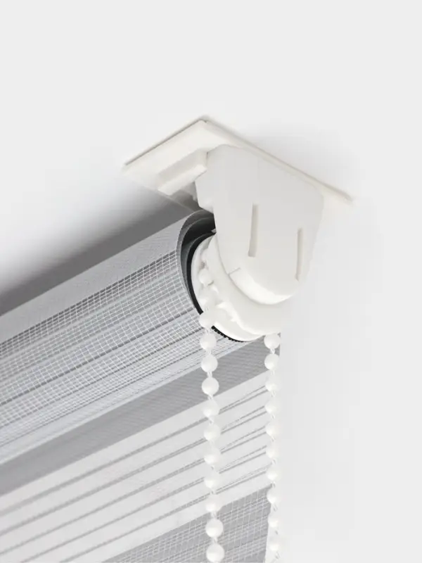 Штора рулонная 60х160см "День и Ночь" (по полотну 56х160см), цвет стальной