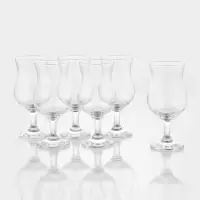 Набор бокалов для коктейля Paşabah&ccedil;e Bistro, 380 мл, 6 шт., стекло, прозрачный