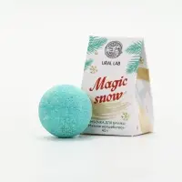 Бомбочка для ванны Magic snow, 40 гр, аромат мятное волшебство, Ural Lab