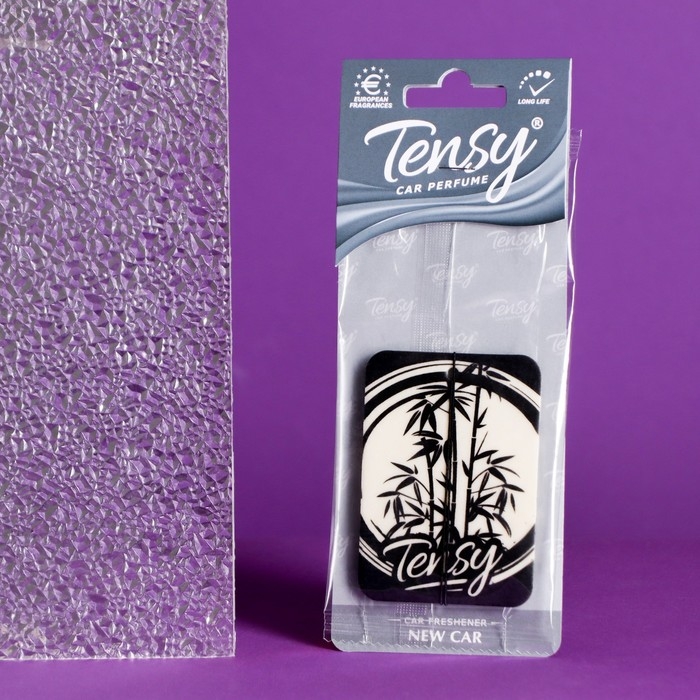 Ароматизатор подвесной Tensy картонный, Новая Машина TA-12 МИКС Ароматизатор подвесной Tensy картонный, Новая Машина TA-12 МИКС