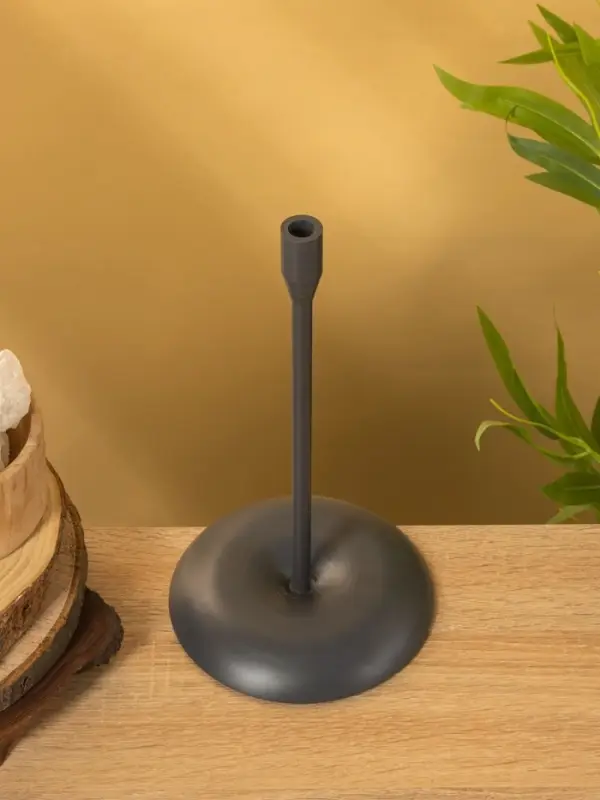 Подсвечник "Аскет" черный 14х14х25,5 см