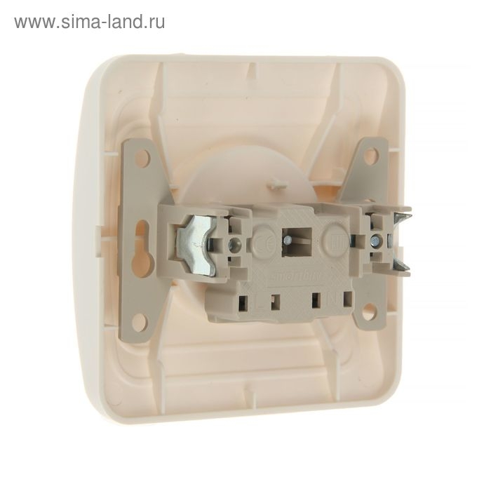 Розетка Smartbuy  Розетка Smartbuy "Марс", 10 А, одноместная, скрытая, без з/к, белая