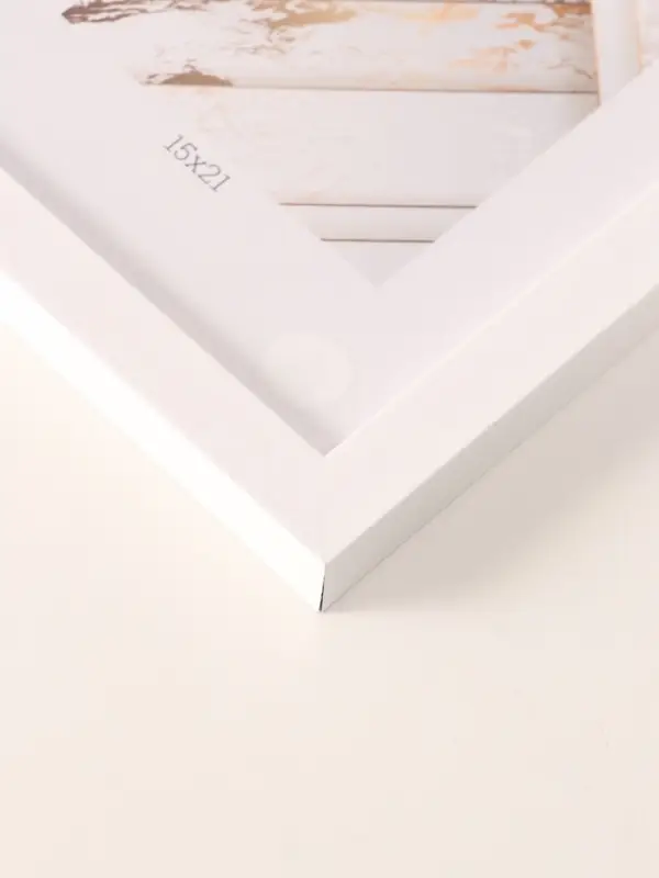 Фоторамка для фото 15&times;21 см &laquo;МИРАМ&raquo;, пластик, белый, (пластиковый экран)