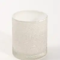 Свеча ароматическая в стекле HOME AROMA 200 г, 8.5&times;8.5&times;10 см, белый мускус