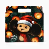 Подарочная коробка для конфет, Чебурашка Подарочная коробка для конфет, Чебурашка