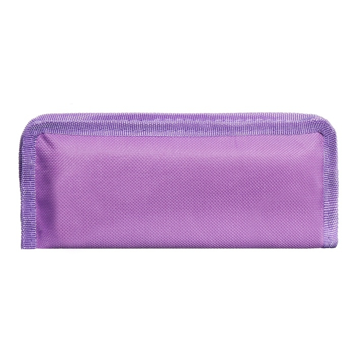 Пенал школьный на молнии Calligrata Пенал школьный на молнии Calligrata "Мишки", 2 отделения, сиреневый