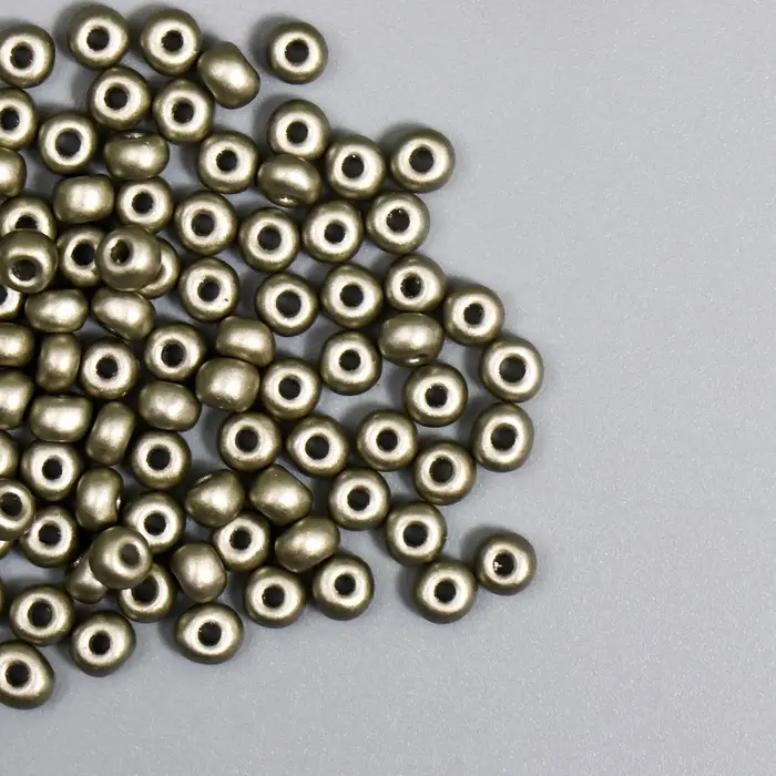 Бисер стекло 6/0  Бисер стекло 6/0 "Металлик. Горное эхо" 10 гр