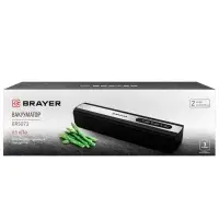 Вакууматор BRAYER 5072BR, 120 Вт, 3 л/мин, 0.65 бар, ширина пакета 29 см, чёрный Вакууматор BRAYER 5072BR, 120 Вт, 3 л/мин, 0.65 бар, ширина пакета 29 см, чёрный