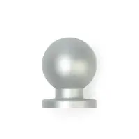 Ручка-кнопка CAPPIO RK146, d=20 мм, цвет матовый хром, 8 шт.