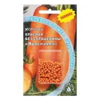 Семена Морковь красная без сердцевины &laquo;Ярославна&raquo;, гелевое драже, 300 шт., &laquo;Росток-гель&raquo;