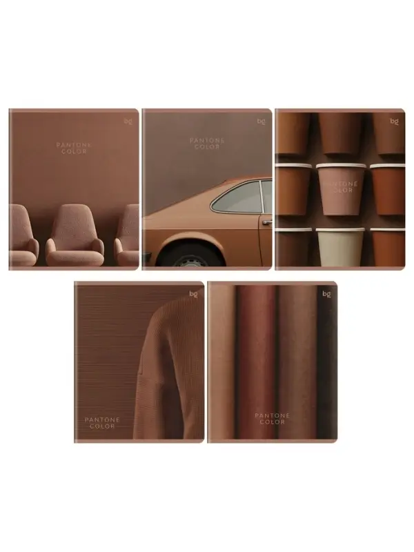 Тетрадь 48 листов, в клетку Pantone color, обложка мелованный картон, матовая ламинация, МИКС Тетрадь 48 листов, в клетку Pantone color, обложка мелованный картон, матовая ламинация, МИКС