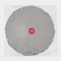 Набор салфеток сервировочных на стол Доляна, 2 шт., 38&times;38 см, серый