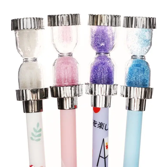 Ручка-прикол Calligrata &laquo;Песочные часы&raquo;, чёрный стержень, гелевая, МИКС