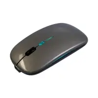 Мышь MB-2.4 беспроводная, оптическая, подсветка, 800-1600 dpi, USB, Bluetooth, серая
