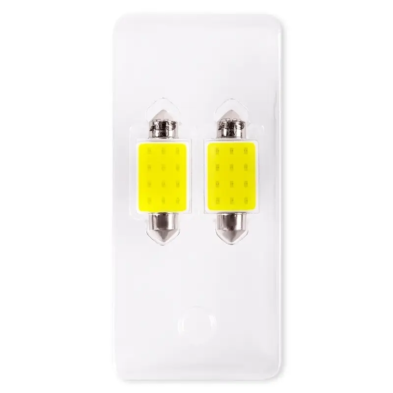 SV035 T11/белый/ (SV8,5/8) COB 12 chip 39 мм, блистер 2 шт.