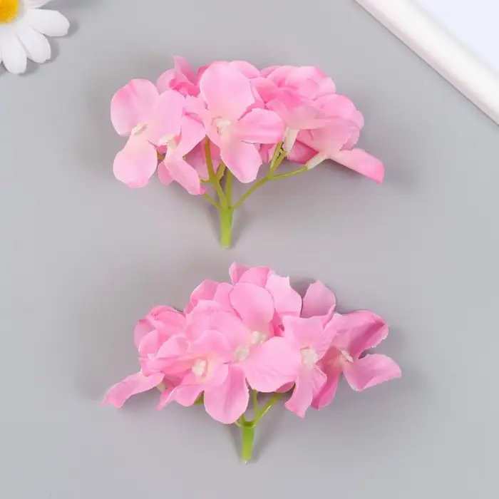 Цветы для декорирования Цветы для декорирования "Гортензия" розовые 10х10 см