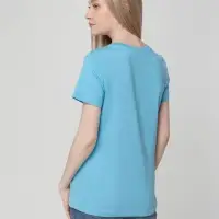 Футболка женская T-bolka Lady голубая, размер L