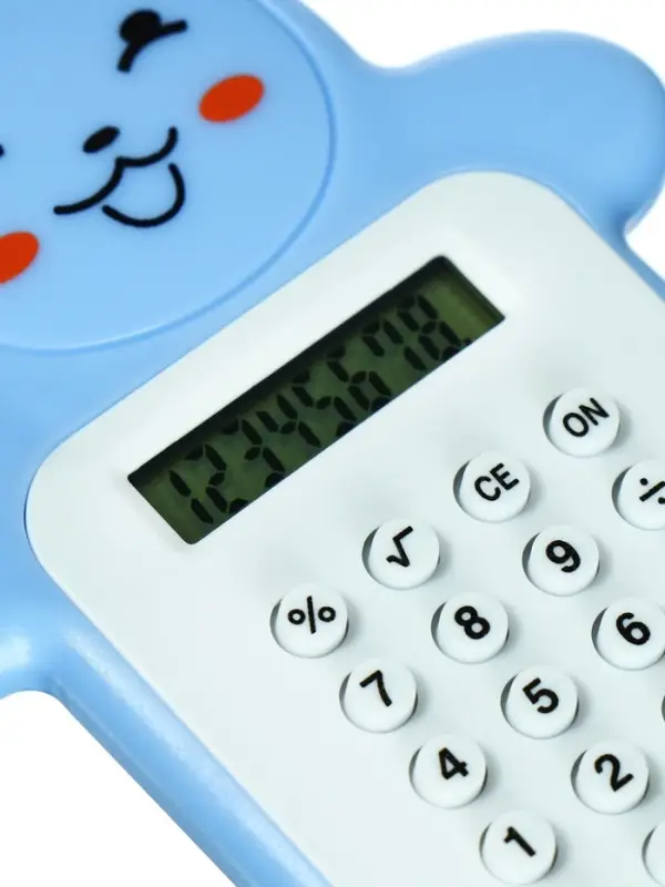 Калькулятор настольный 8-разрядный &laquo;Мишка&raquo;, МИКС