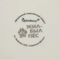 Кружка &laquo;Жил был пёс&raquo;, 500 мл, фарфор, белая