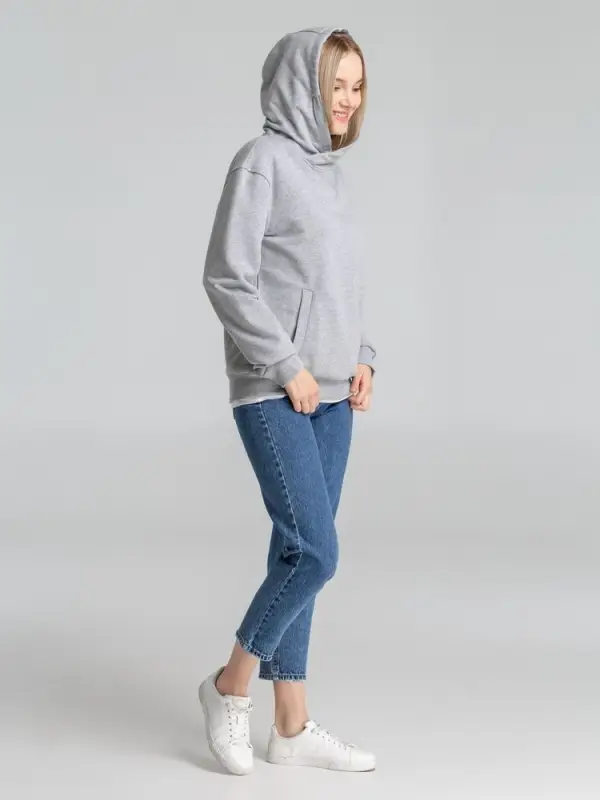 Толстовка Kulonga Terry, серый меланж, размер XS Толстовка Kulonga Terry, серый меланж, размер XS