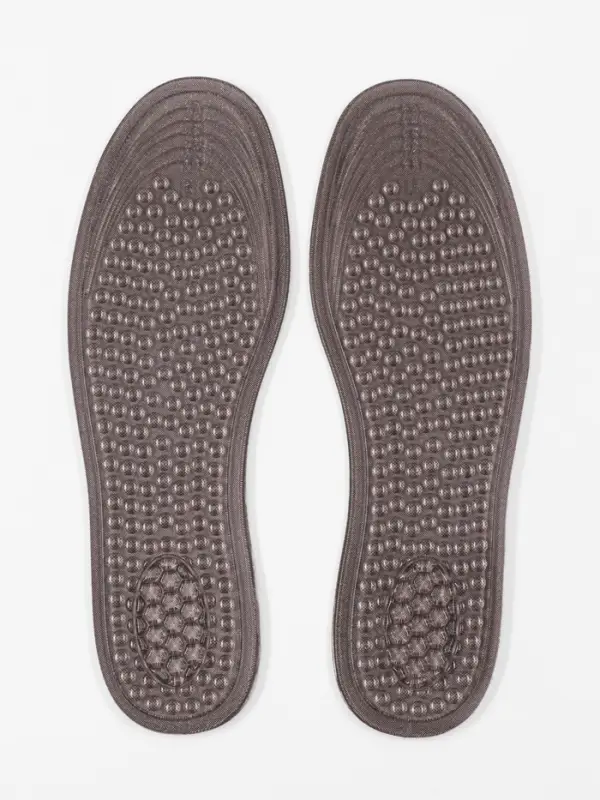 Стельки для обуви, универсальные, р-р RU до 50 (р-р Пр-ля до 45), 31 см, пара, серые