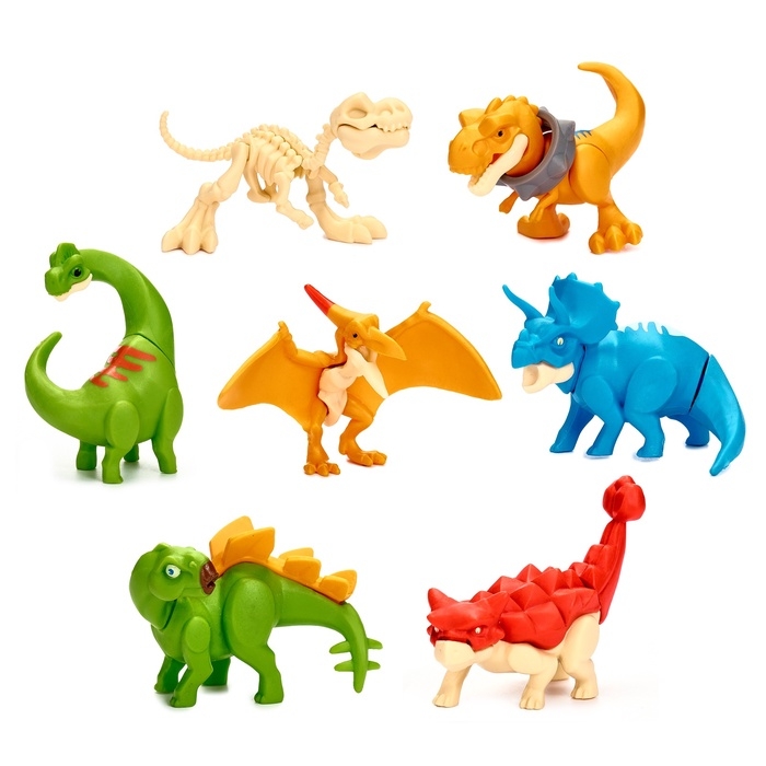 Игрушка - сюрприз Funny Box «Динозаврики»: фигурка, наклейки