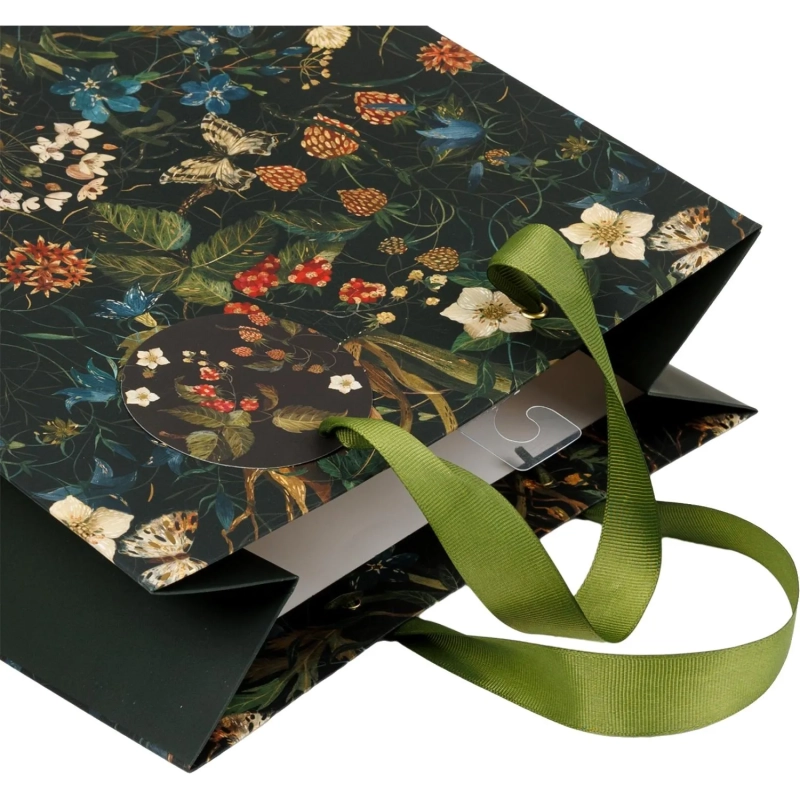 Пакет для подарков PREMIUM FLORA.ЛЕСНЫЕ ЯГОДЫ, L, 26x32.4x13 см,2-852/07