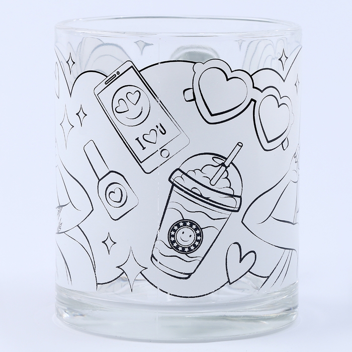 Кружка для росписи «Браслетик модницы», 6 акриловых красок, кисточка, комплект украшений Кружка для росписи «Браслетик модницы», 6 акриловых красок, кисточка, комплект украшений