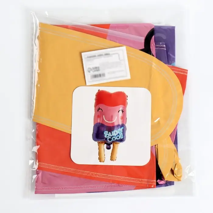 Воздушный шар фольгированный 24 Воздушный шар фольгированный 24" «Разноцветное мороженое», фигура