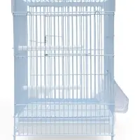 Клетка для птиц пролётная укомплектованная Bd=5/2w, 62&times;27&times;40 см, белая