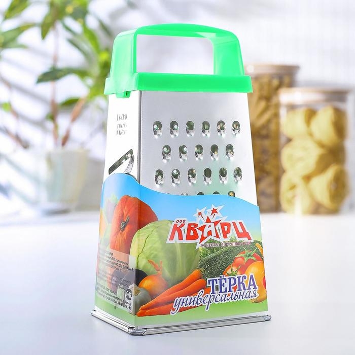 Тёрка Доляна, 4 грани, 11×8,5×22 см, ручка пластик, цвет МИКС Тёрка Доляна, 4 грани, 11×8,5×22 см, ручка пластик, цвет МИКС