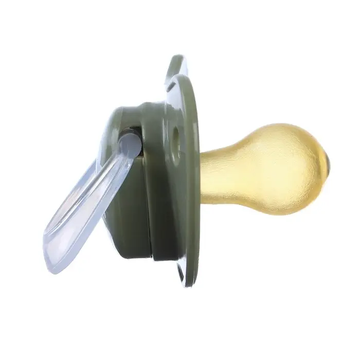 Соска - пустышка латексная классическая &laquo;Облачко&raquo;, от 3 мес., зелёная