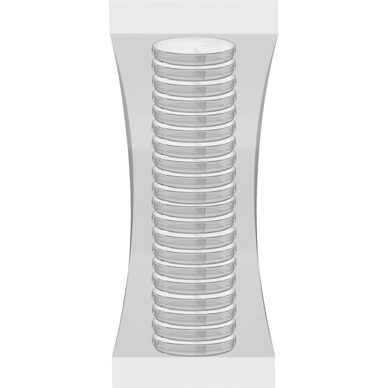 Чашка Петри Перинт 3-секц. стер. диаметр 90мм, 20шт/уп ЧБН3-В-14х90