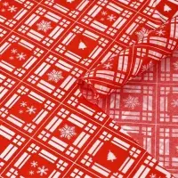 Упаковочная бумага на Новый год тишью &laquo;Тёплого праздника&raquo;, 50&times;70 см