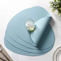 Салфетки сервировочные на стол Доляна &laquo;Тэм&raquo;, 44&times;35 см, 4 шт., голубые